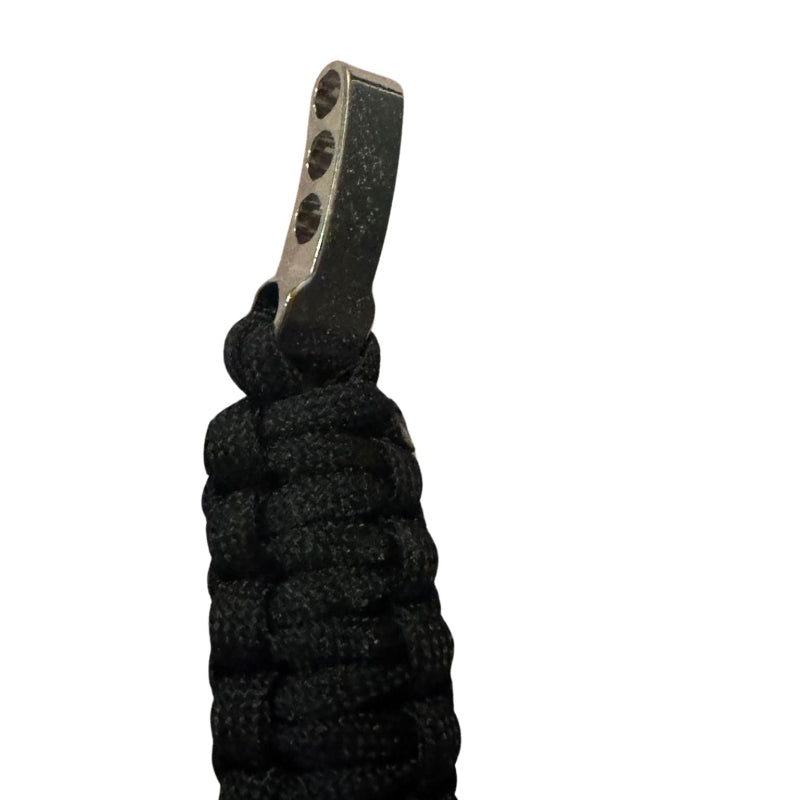 Överlevnadsarmband Paracord Svart – Stilrent armband för vardag och äventyr