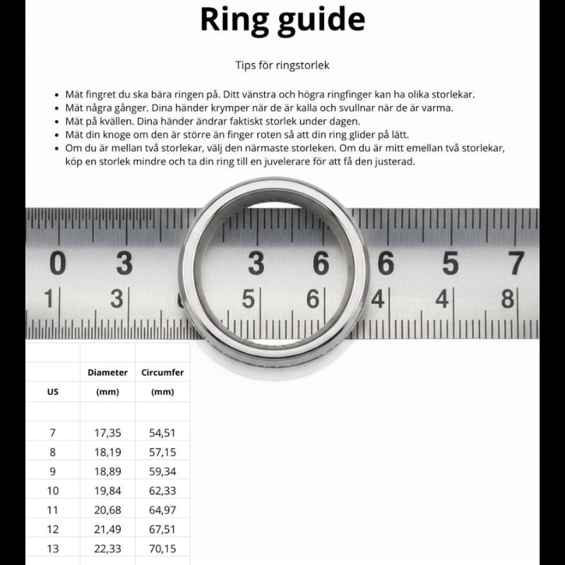 Elegant – Rostfri ring i silverfärg med cubic zirkonia