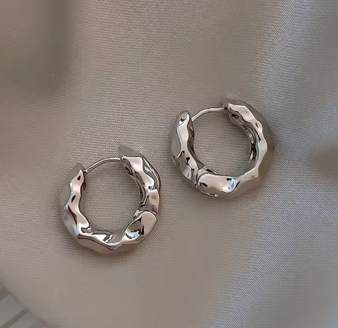 Geometriska Silverörhängen i 925 Sterling – Elegant & Trendig Accessoar