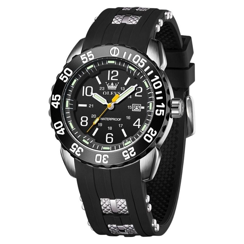 Olevs 3688 Herr Lyxig Kronografklocka