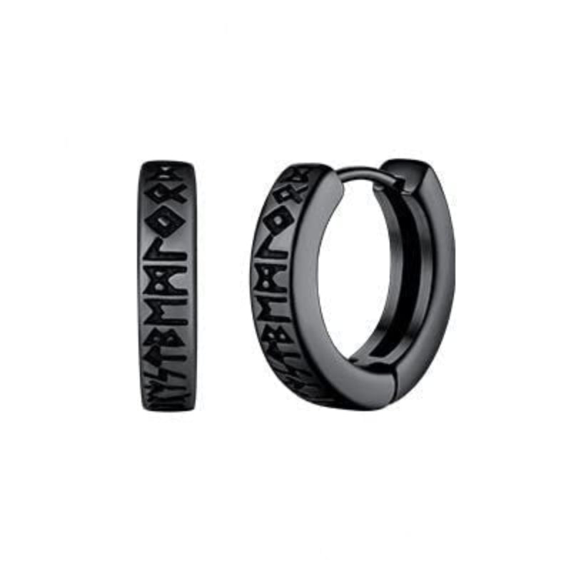 Rostfria vikingaörhängen – unisex 12 mm