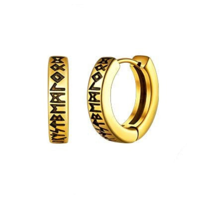 Rostfria vikingaörhängen – unisex 12 mm