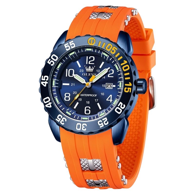 Olevs 3688 Herr Lyxig Kronografklocka