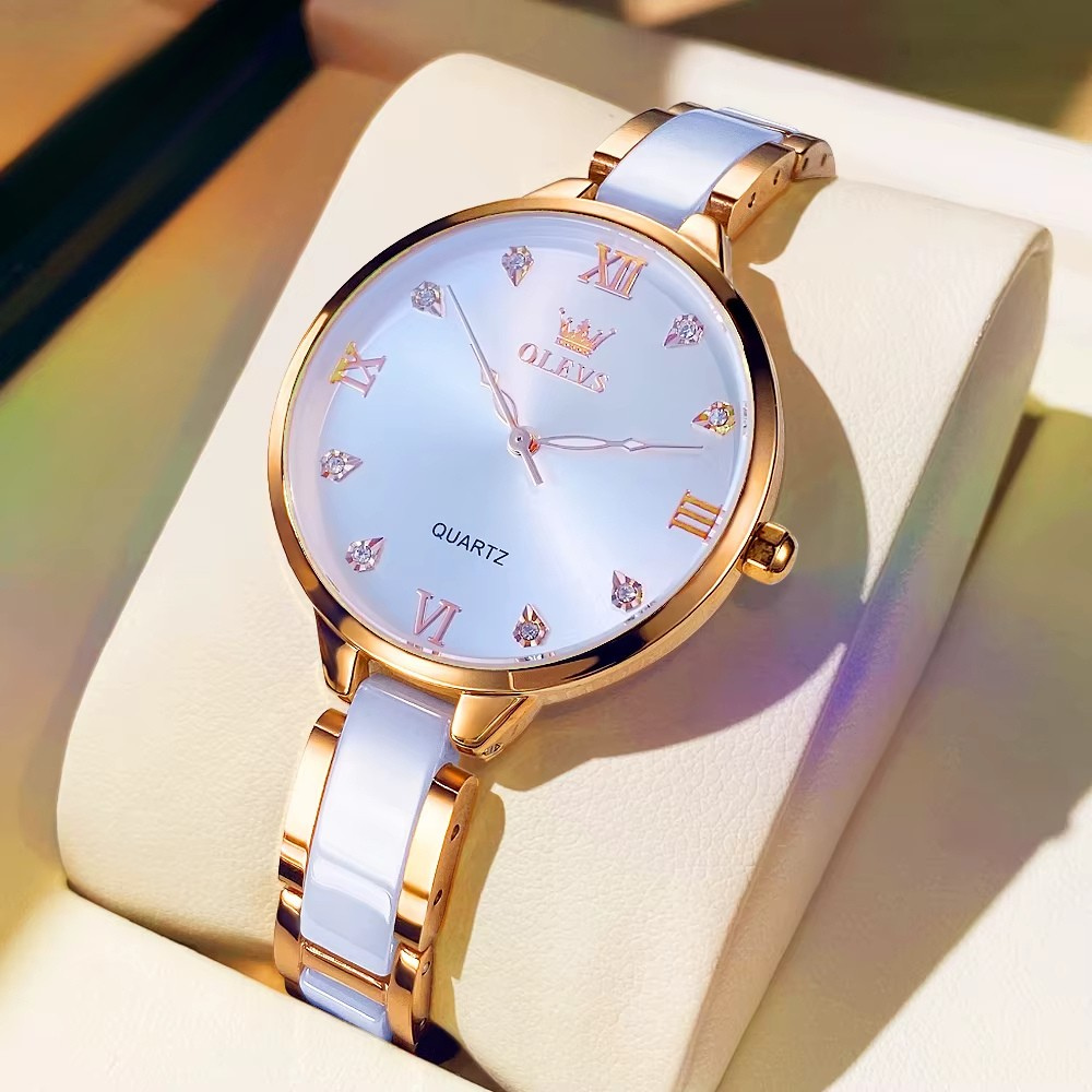 Olevs elegant damklocka - fina detaljer