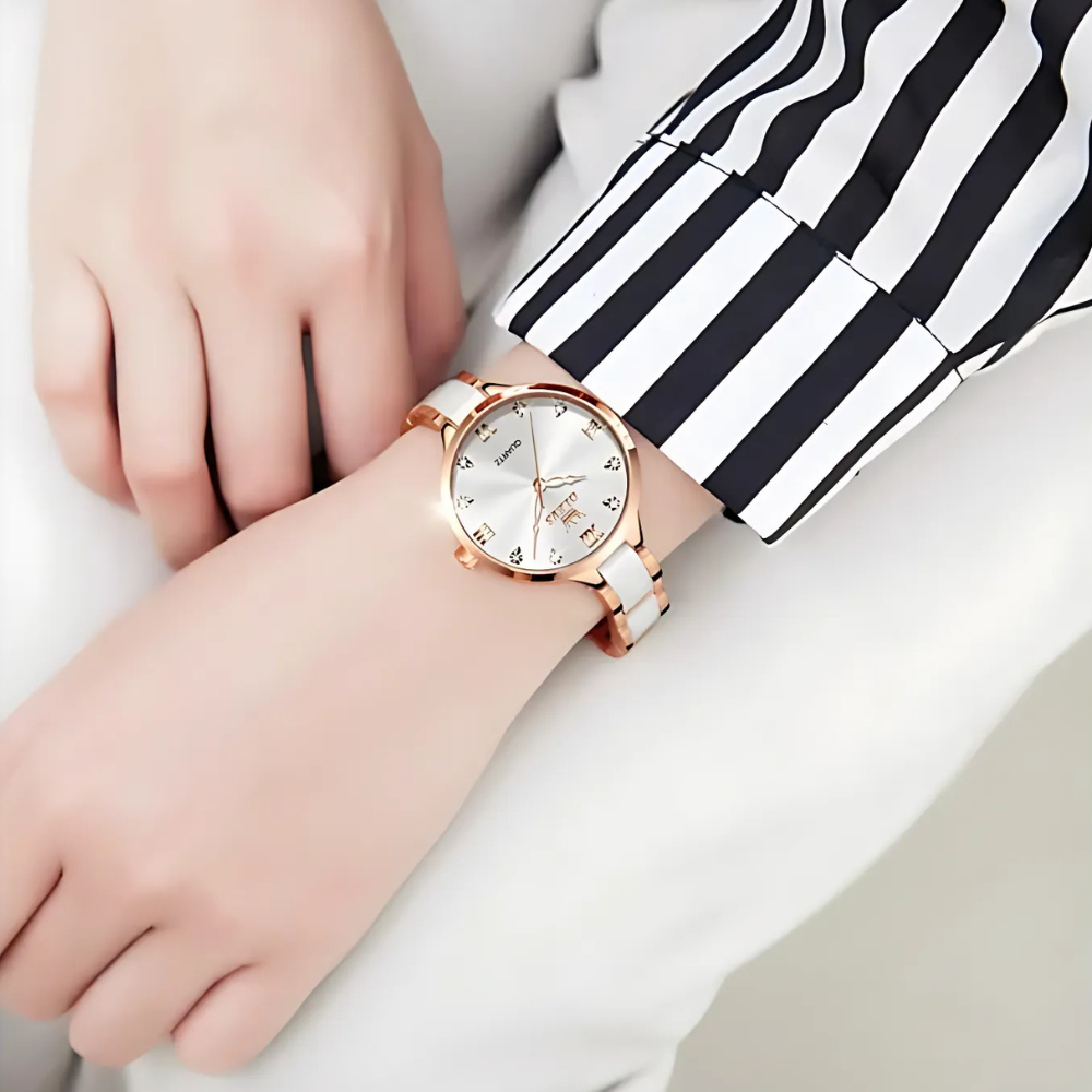Olevs elegant damklocka - fina detaljer